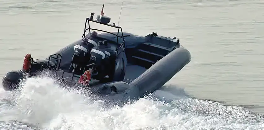 High speed interceptor Olimp M-46 @ RIBs ONLY - Home of the Rigid Inflatable Boat