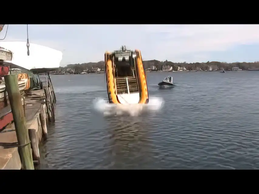 Ribcraft USA drop test @ RIBs ONLY - Home of the Rigid Inflatable Boat