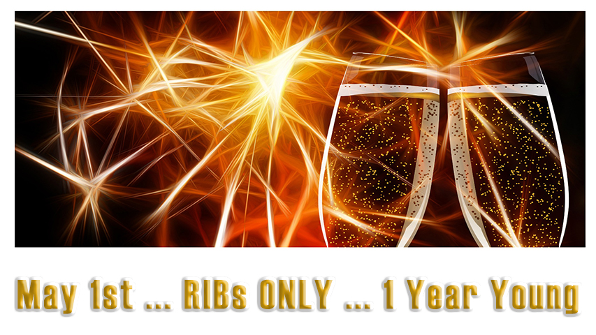 Countdown to May 1st RIBs ONLY's Anniversary @ RIBs ONLY - Home of the Rigid Inflatable Boat