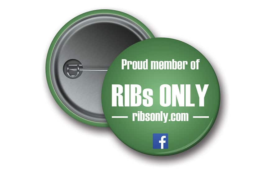 RIBs ONLY Badges Are Here @ RIBs ONLY - Home of the Rigid Inflatable Boat