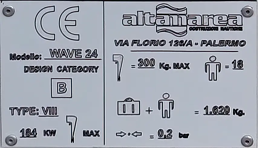 Altamarea Wave 24 - 2018 Version - Cannes specs @ RIBs ONLY - Home of the Rigid Inflatable Boat