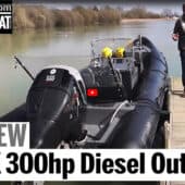 RIB Tornado with COX 300 hp Diesel Outboard @ RIBs ONLY - Home of the Rigid Inflatable Boat