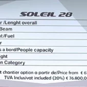 RIB Salpa Soleil 28 specs @ RIBs ONLY - Home of the Rigid Inflatable Boat