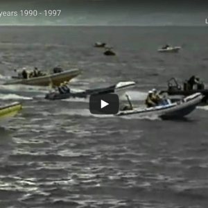 BIBOA Rigid Inflatalbe Boat Races First years 1990 - 1997