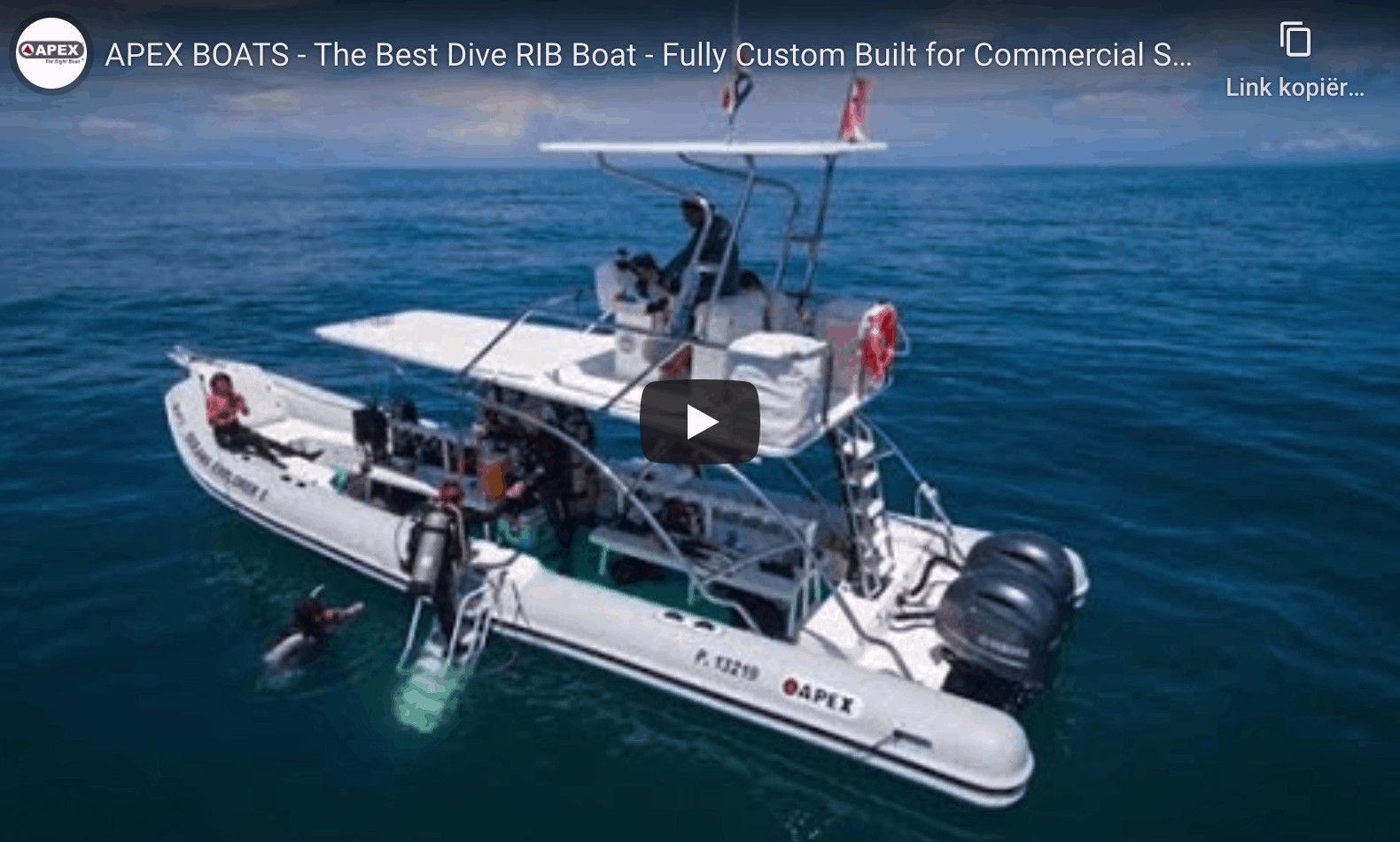 APEX BOATS The Best Dive RIB Fully Custom Built For Commercial
