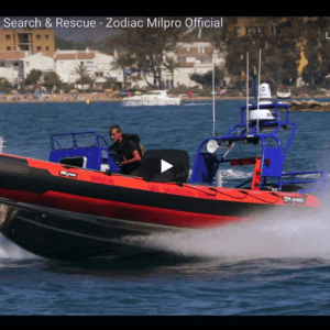 SRA 750 OB Rigid Inflatable Boat Search and Rescue Zodiac Milpro Official