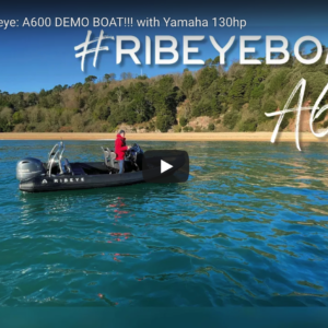 Ribeye A600 Demo RIB with Yamaha 130hp @ RIBs ONLY - Home of the Rigid Inflatable Boat