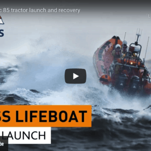 RNLI Atlantic 85 RIB Tractor Launch and Recovery