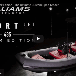 SportJet Black Edition Tender RIB Williams @ RIBs ONLY - Home of the Rigid Inflatable Boat