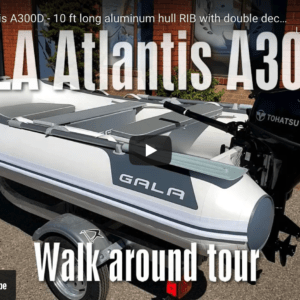 GALA Atlantis A300D - 10 ft Long Aluminum Hull RIB With Double Deck