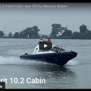 Blue Spirit 10.2 Patrol Cabin twin 300 hp Mercury Seapro