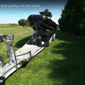 Amphibious RIB Getting onto the Trailer @ RIBs ONLY - Home of the Rigid Inflatable Boat