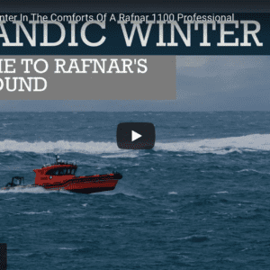 Icelandic Winter in the Comforts of a Rafnar 1100 Professional RIB