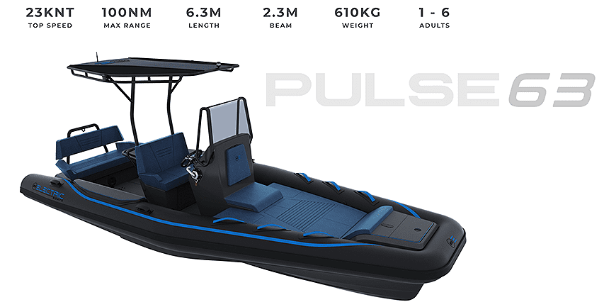 Pulse 63 Electric RIB @ RIBs ONLY - Home of the Rigid Inflatable Boat