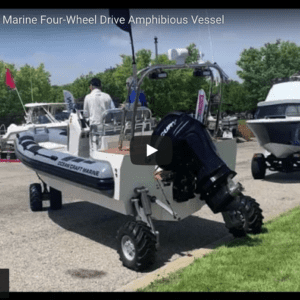 Ocean Craft Marine Four-Wheel Drive Amphibious RIB @ RIBs ONLY - Home of the Rigid Inflatable Boat