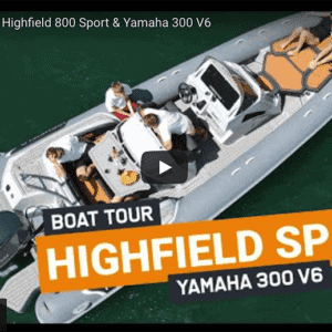 Highfield 800 Sport and Yamaha 300 V6