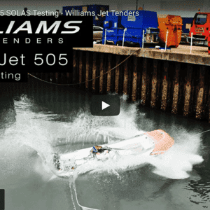 Williams DieselJet 505 SOLAS Testing @ RIBs ONLY - Home of the Rigid Inflatable Boat