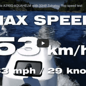 Speed GALA Atlantis A390Q Aquahelm 30 hp Tohatsu
