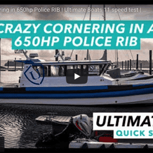 Crazy Cornering in Police RIB Ultimate Boats 11