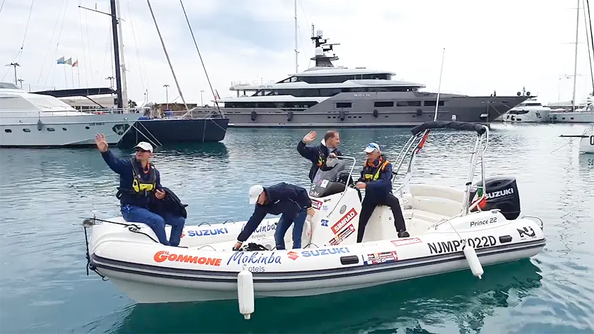 Club del Gommone European Raid at Change Relay Genoa shot @ RIBs ONLY - Home of the Rigid Inflatable Home