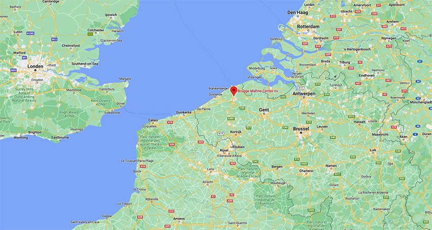 Brugge Marine Center map @ RIBs ONLY - Home of the Rigid Inflatable Boat