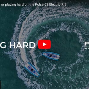 Drone Footage of the Pulse 63 Electric RIB