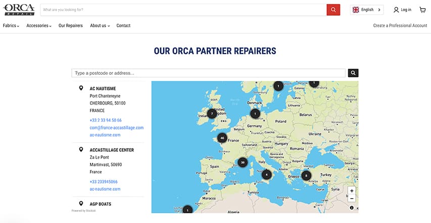 Orca® Retail European Partner Repairers