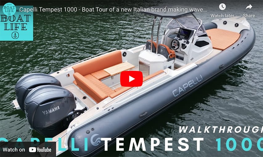 Open Rib Boat Big Capelli Tempest 1000 Open RIB Boat Tour