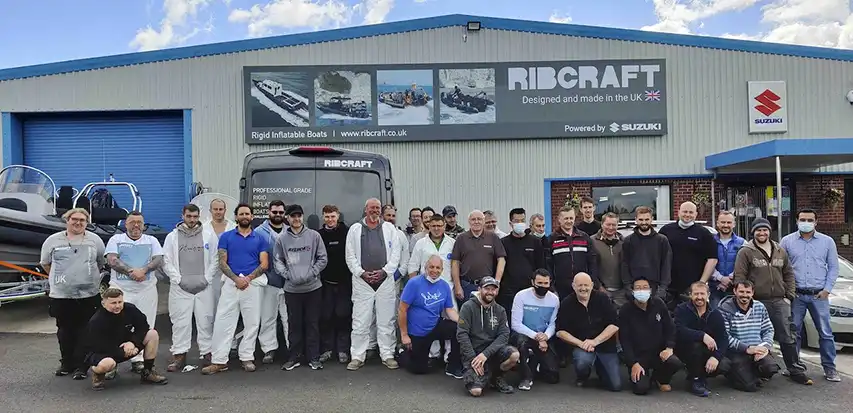 Ribcraft UK factory team @ RIBs ONLY - Home of the Rigid Inflatable Boat