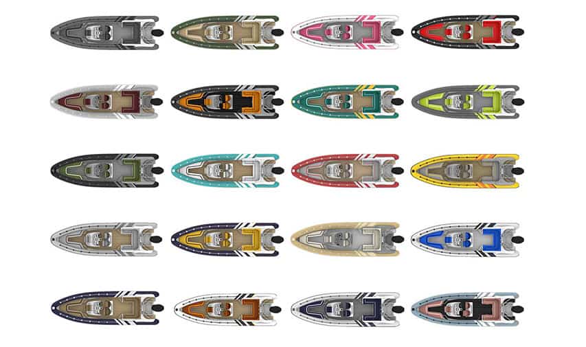 The Cobra Nautique 8.2m Colour Schemes @ RIBs ONLY - Home of the Rigid Inflatable Boat