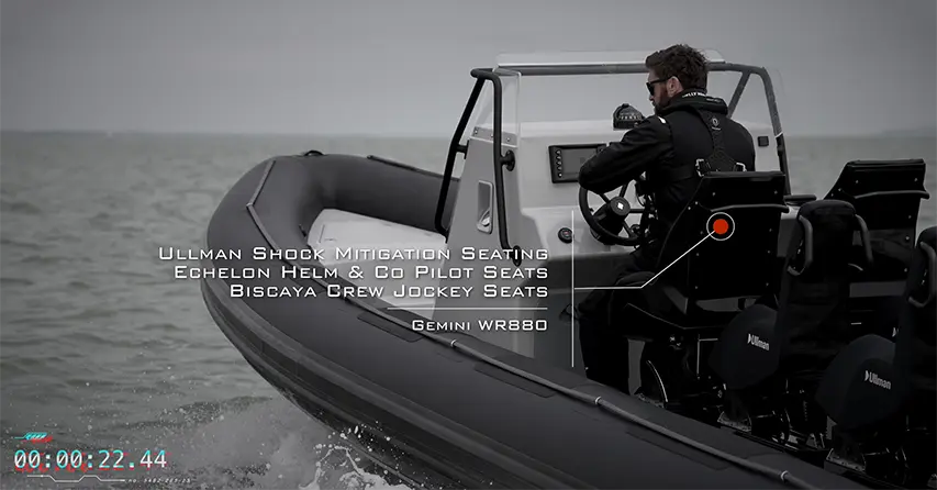Gemini WR880 Impressive Ullman seating @ RIBs ONLY - Home of the Rigid Inflatable Boat
