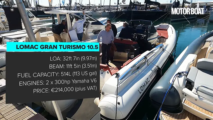 Lomac Granturismo 10.5 specs @ RIBs ONLY - Home of the Rigid Inflatable Boat