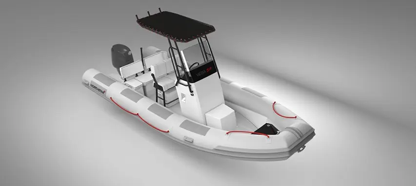 NorthStar RIBs' All New Vega 5.8 Model Rendering @ RIBs ONLY - Home of the Rigid Inflatable Boat