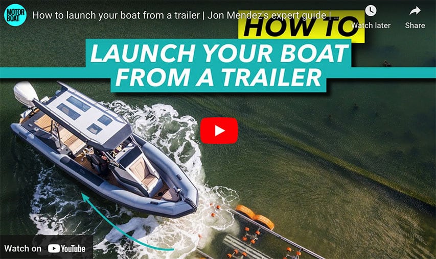 How To Launch Your RIB From A Trailer By Jon Mendez RIBs ONLY Home