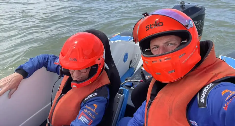 2021 Puma racing team Xavier en Jeroen on board @ RIBs ONLY - Home of the Rigid Inflatable Boat