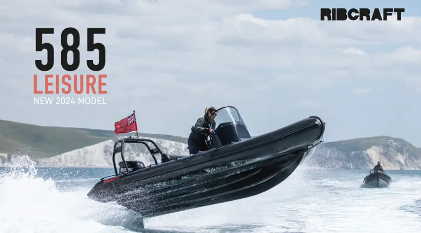 Ribcraft 585 Leisure (Black/Grey) @ RIBs ONLY - Home of the Rigid Inflatable Boat