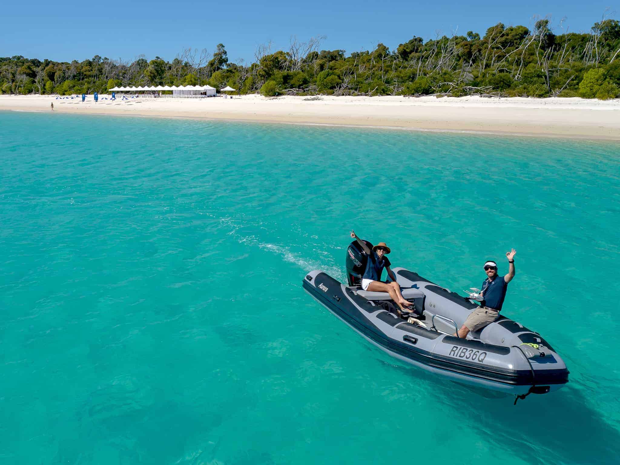"Enjoying the Whitsundays – Barrier Reef, Australia" by R Marine Crawley, Riviera, AU @ RIBs ONLY - Home of the Rigid Inflatable Home