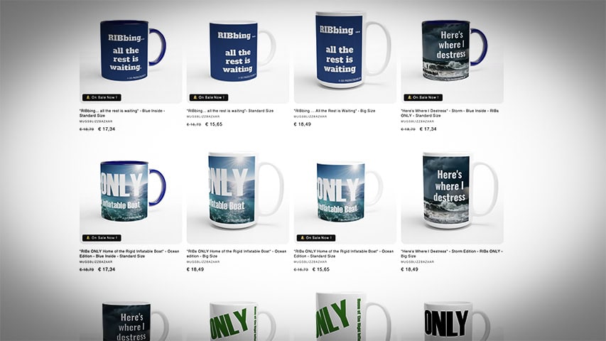 MugsBlizzBazaar Special Mugs Series @ RIBs ONLY - Home of the Rigid Inflatable Boat