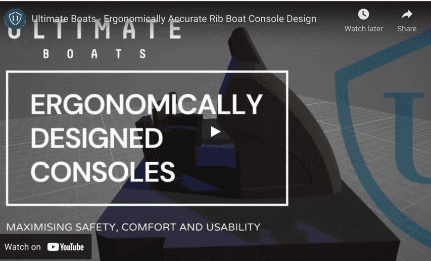 Single Rib Console Ultimate Boats Ergonomically Accurate RIB Console Design