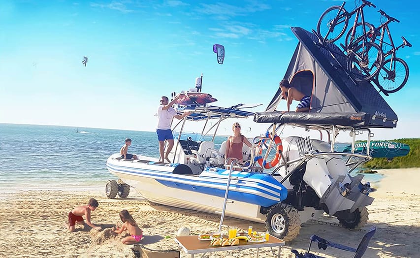 AMP by Ocean Craft Marine - Amphibious RIB @ RIBs ONLY - Home of the Rigid Inflatable Boat