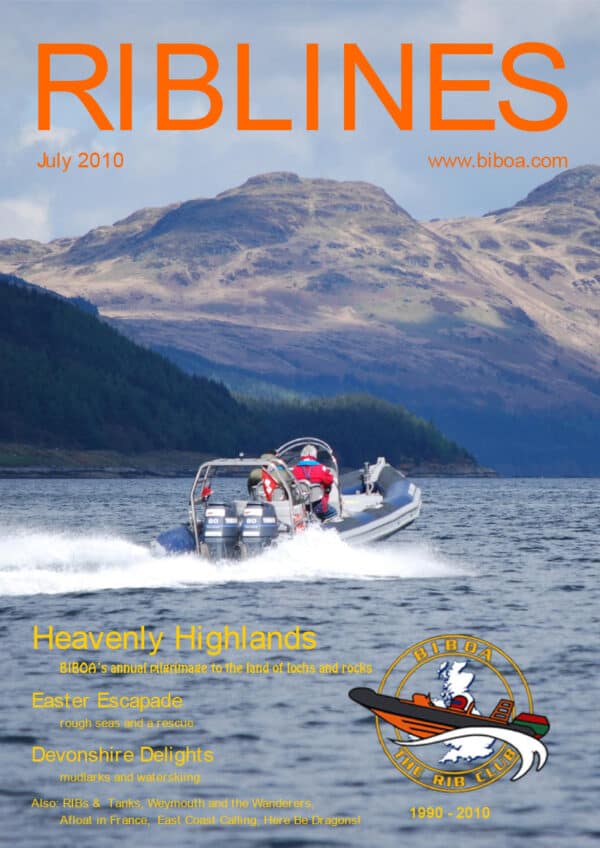 BIBOA July 2010 cover @ RIBs ONLY - Home of the Rigid Inflatable Boat