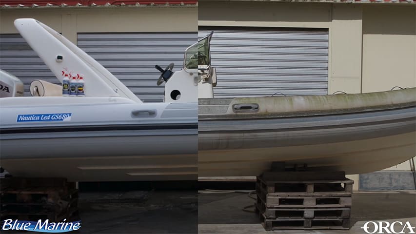 ORCA cleaners before and after @ RIBs ONLY - Home of the Rigid Inflatable Boat